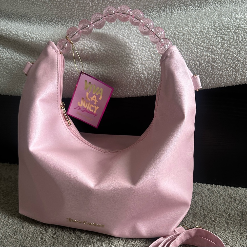 Juicy Couture Pink hobo/crescent bag